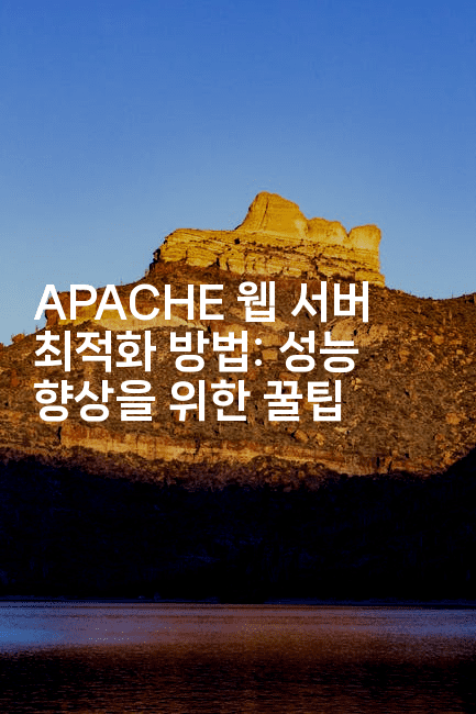 APACHE 웹 서버 최적화 방법: 성능 향상을 위한 꿀팁
2-보안냥이