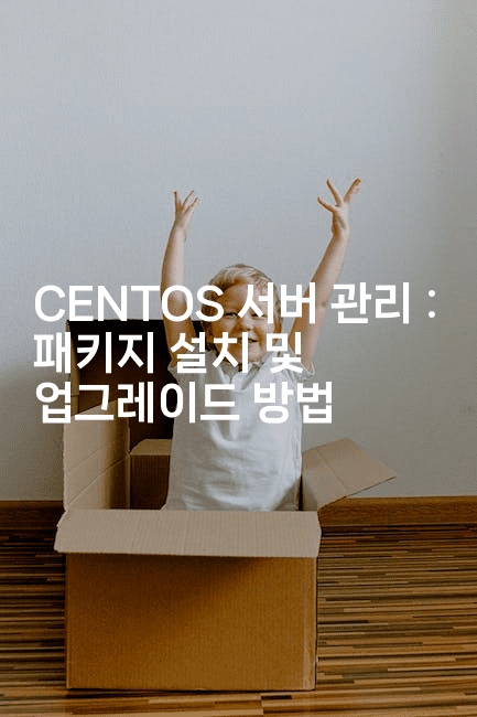 CENTOS 서버 관리 : 패키지 설치 및 업그레이드 방법
2-보안냥이