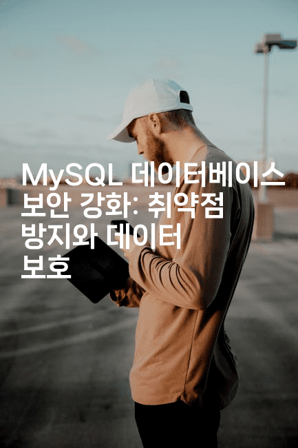 MySQL 데이터베이스 보안 강화: 취약점 방지와 데이터 보호
-보안냥이