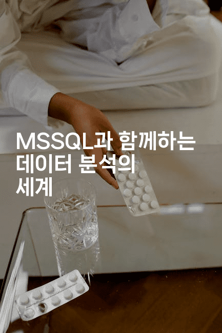 MSSQL과 함께하는 데이터 분석의 세계