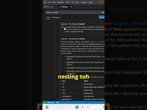 Professional developer ? setting in VScode #programming web development #coding #shorts