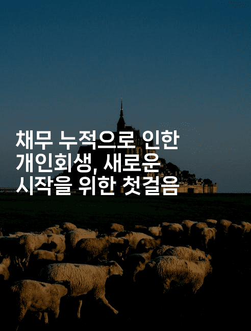 채무 누적으로 인한 개인회생, 새로운 시작을 위한 첫걸음