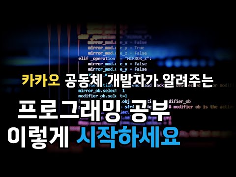 가장 효율적인 프로그래밍 공부 시작 방법