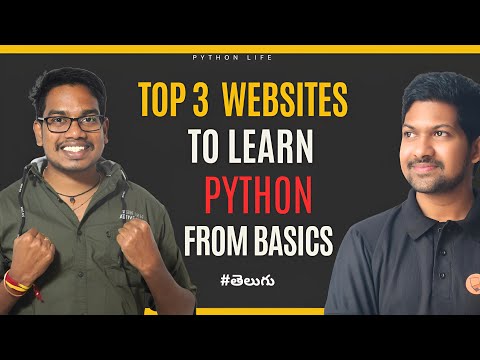 Top 3  Websites to Learn Python | Python in Telugu