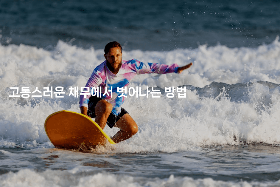 고통스러운 채무에서 벗어나는 방법-보안냥이